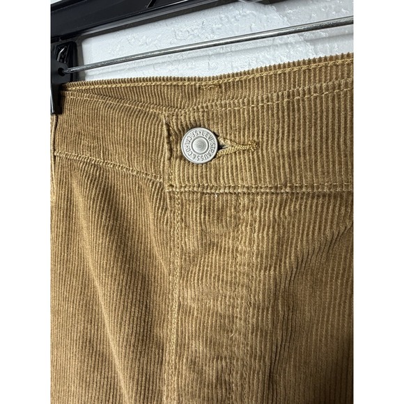 Levi's Womens Brown Corduroy Side Slit Midi Skirt Size 32 - Picture 12 of 13